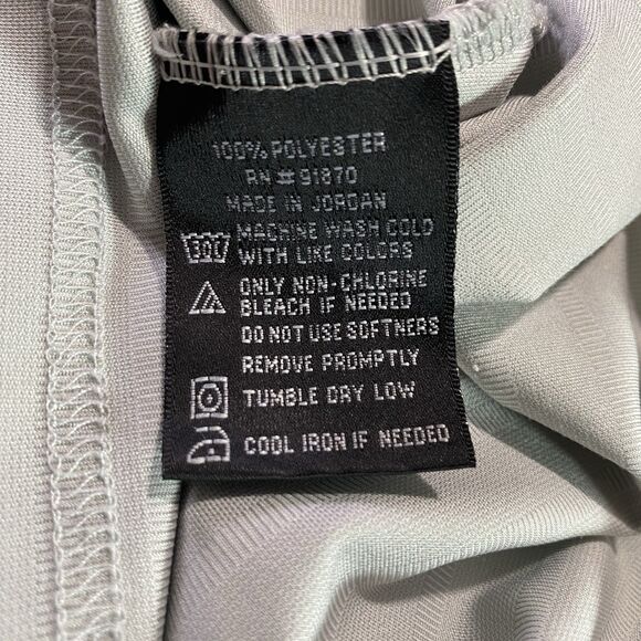 CYPRESS CLUB PERFORMANCE Polo Shirt Moisture Wicking Breathable Golf Mens M Gray - Picture 10 of 10